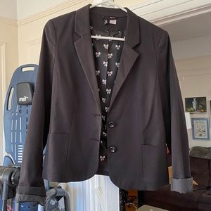 H&M Divided Black Blazer Size 10